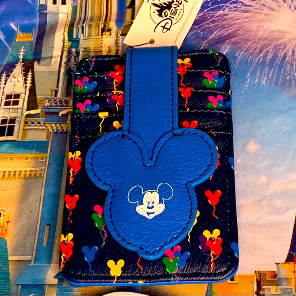 Disney Loungefly Mickey Mouse Balloon Card Holder